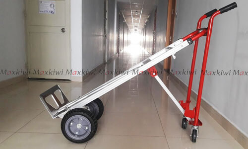 Chức năng xe đẩy hàng 4 bánh nghiêng