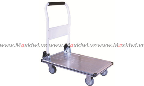 Xe đẩy hàng 4 bánh sàn nhôm