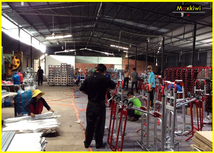 Hệ thống nhà xưởng của Maxkiwi tại Bình Dương