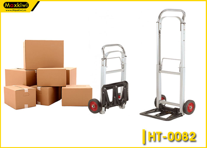Xe đẩy hàng hợp kim nhôm 2 bánh được ưa chuộng của Maxkiwi