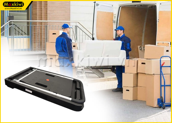 Xe đẩy hàng gấp gọn dễ dàng mang theo xe tải