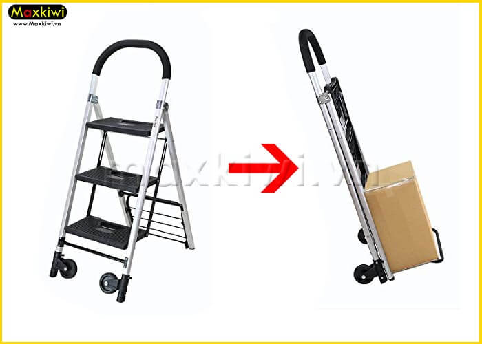 Xe đẩy hàng nhiều tính năng “biến hình”