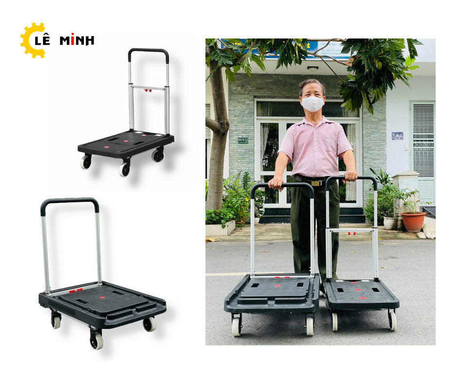 Xe đẩy hàng gấp gọn PT-0096B và PT-0096C