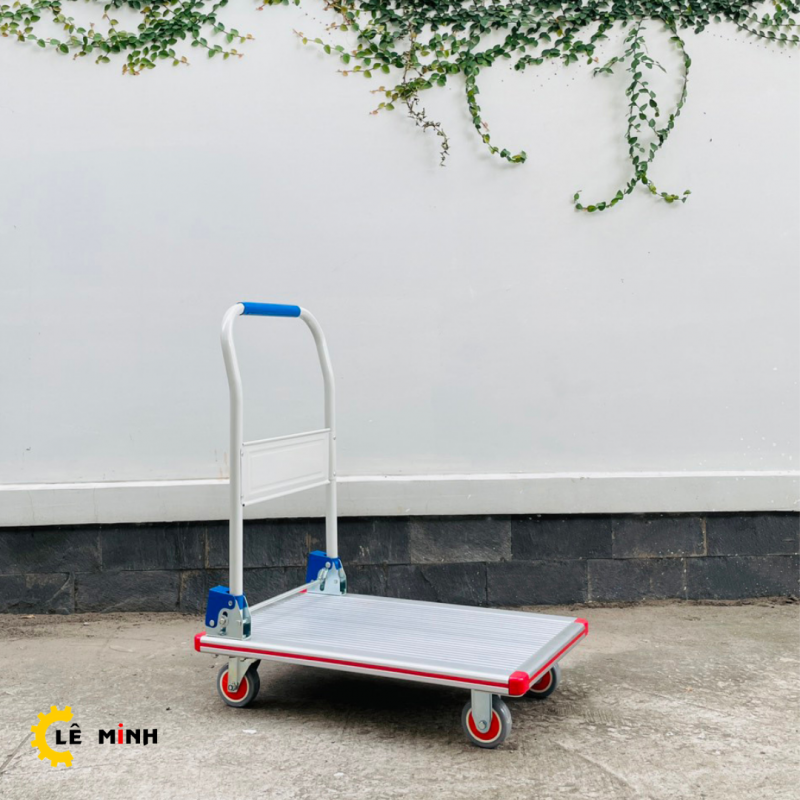 Xe đẩy hàng 4 bánh sàn Nhôm PT-0086